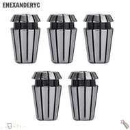 ENEXANDERYC 5Pcs ER11 Spring Collet Set, High Accuracy 40Cr CNC Collet Chuck, Precision ER11 Type 1/