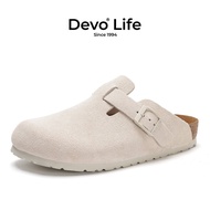 Devo | รองเท้าคักล็อกสไตล์เรโทรครึ่งปิด