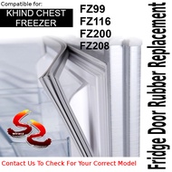 KHIND CHEST FREEZER Refrigerator Fridge Door Seal Gasket Rubber Replacement FZ99 FZ116 FZ200 FZ208 -
