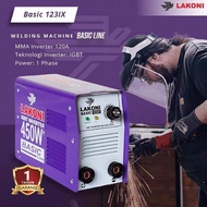 Mesin Las Lakoni 450 watt 120 A Basic 123 iX Lion Teknik Semarang