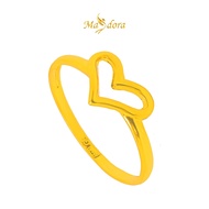 MASDORA Minimalist Sincero Gold Ring (Emas 916)