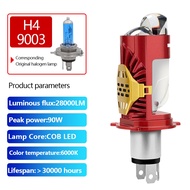 1pcs Motorcycle Mini Projector Lens Bulb H4 LED Headlight Bulb Headlight For Car Turbo Auto lamp 55W