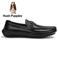 Hush Puppies_ Men’s Loafers Shoes รองเท้าผู้ชาย รุ่น Zane HP 8HDFB6618A - สีดำ รองเท้าหนังแท้ รองเท้าทางการ รองเท้าแบบสวม -BLACK