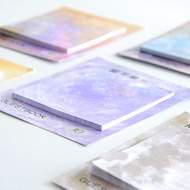 1 PC Colorful Sticky Notes Planet Memo Pad 11x9cm Sticky Notes Bookmark Decoration Stationery