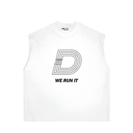 Domination Labs Boxy T-shirt Singlet Runit White