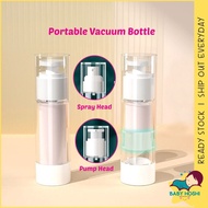 BH Baby Lotion Bottle Vacuum Spray Airless Pump Travel Toner Sanitizer Dispenser Botol Minyak Angin 