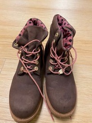 Timberland 啡 粉 Boots