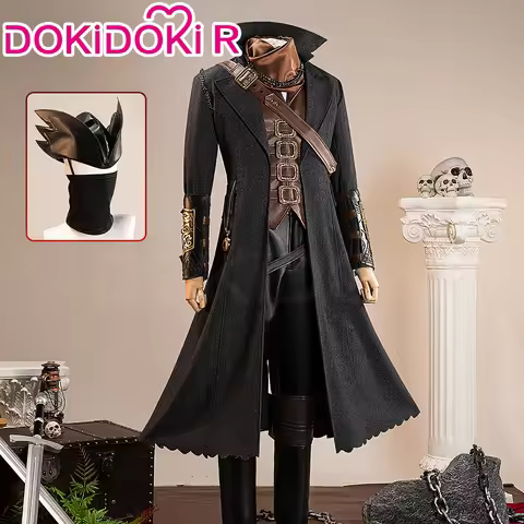Gehrman Cosplay Costume Game Bloodborne Cosplay【XS-3XL】DokiDoki-R Men Hunter Halloween Costume Gehrm