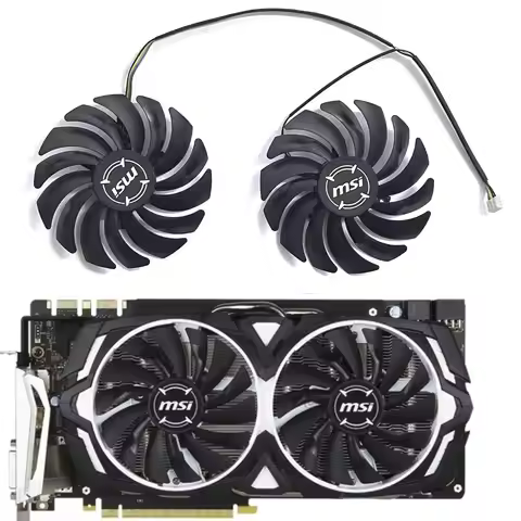 NEW 95MM 4PIN PLD10010S12HH MSI GTX1070 1080TI Graphics Fan for MSI Radeon R9 380 Armor 2X GTX 1060 