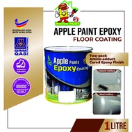 DIY👩‍🔧 1L Cat Lantai Epoxy/ Epoxy Floor Paint Water Proofing /Heavy Duty / Apple Paint Epoxy Floor Coating/Cat Lantai ww