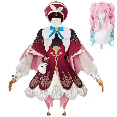 Hyacine Cosplay Honkai Star Rail Cosplay Costume Hyacinthia Wig Shoes Women Role Play Dress Uniform 