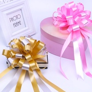 Bouquet Packaging Two-Color Lazy Drawing Ribbon Ribbon French Knot Lazy Flower Wedding Car Wedding D