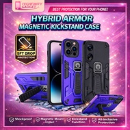Honor X9C Smart X9C X7C X6C Hybrid Armor Magnetic Kickstand Case