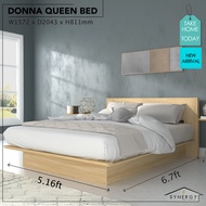 Synergy House Donna Harmony Queen Bed | 5 Colours | 5 Feet | Bedframe | Katil Queen 5.16 kaki