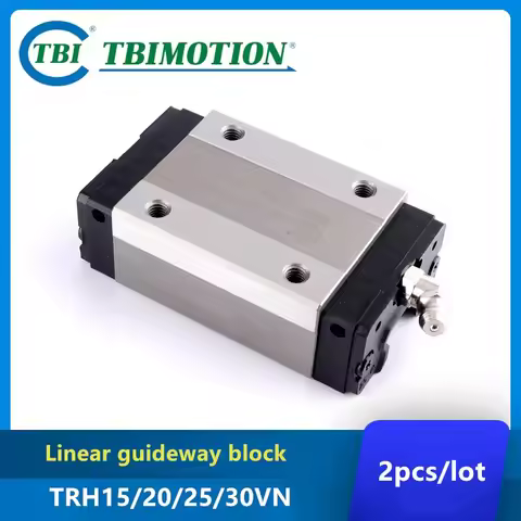 2pcs Taiwan TBI linear guide block carriage TRH15VN TRH20VN TRH25VN TRH30VN CNC Modulkit rail bearin