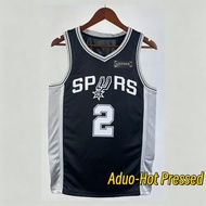 Hot Pressed NBA San Antonio Spurs #2 Dylan Harper Icon Edition black basketball jerseys