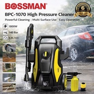 [ BOSSMAN ] (BPC-1070) High Pressure Cleaner 1800W | 140 Bar | Car Wash Pump 5M Hose | Jet Washer Me