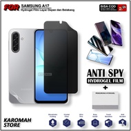LAYAR Anti-Scratch Hydrogel Spy Samsung Galaxy A17 4G / A17 5G Screen Protector Full Cover Privacy S