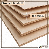 New Eco-Friendly 5mm Grade E0 Plywood for DIY Projects | Papan Lapis Baru Gred E0 5mm Mesra Alam unt