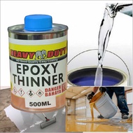 500ml thinner epoxy / thinner / cat epoxy bancuh / paint / thinner tin / metal/wood/ thinner tong / 