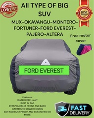 CAR COVER BIG SUV WATER REPELLANT FOR -fortuner/okavango/pajero/ford everest/alterra/montero