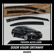 Toyota Altis 2021 2019 Door Visor Mugen Altis 2020 2022 2023 Air press