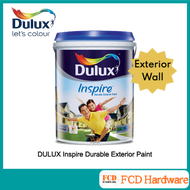 [1L/5L/18L/White] DULUX Inspire Exterior Wall Paint / Outdoor wall / Luar Dinding / 外墙 / 晴雨漆 /CAT AIR