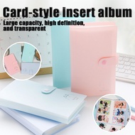 Large capacity pocket photo album with 120 card slots and minimalist design, ideal for Intax film