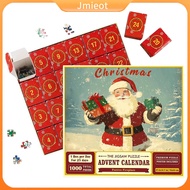 Jmieot Xmas Countdown Puzzle Puzzle Advent Calendar 2025 Christmas Advent Calendar Jigsaw Puzzle Set
