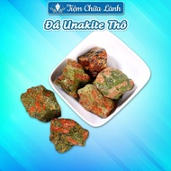 Coarse Unakite Purification Stone Used for Home Decoration, Making Decorative Items, Purifying Energ