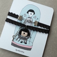 by.dorisliu - emoji choker 一目國公主 人手刺繡 短頸鏈