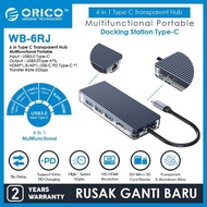 CODE B ORICO 6in1 Type C Hub USB 3.0 HDMI RJ45 - WB-6RJ