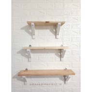 3-Tier Dutch Teak Shelf 3-Tier Shelf/ Hanging Shelf/ Hanging Shelf/