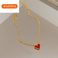 916 original gold Red love anklet for women gift