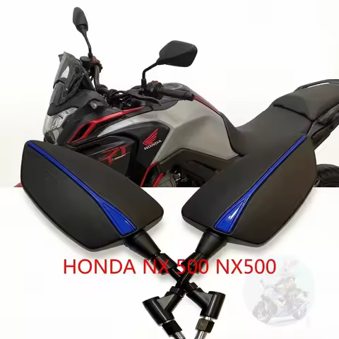 New NX500 LOGO Motorcycle Accessories Rearview Mirror For HONDA NX 500 NX500 2022-2024