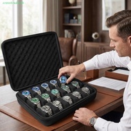CROSSTRADE Watch Storage Box, Hard Shell 8/ 15 Slot Watch Display Box, Case Box Anti Scratching Shoc