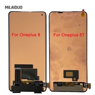 Original AMOLED LCD For Oneplus 8 1+8 / One Plus 8T 1+8T LCD Display Touch Screen Digitizer Assemble