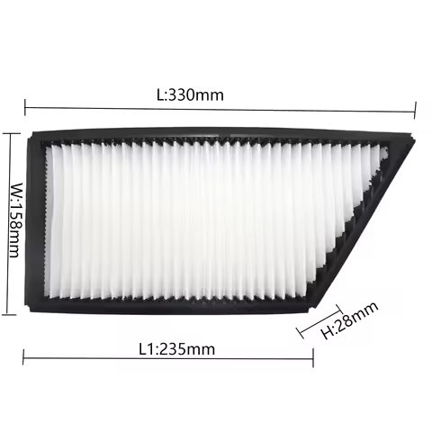 Auto Cabin Air Filter for 2000- Peugeot 206/207 1.4L 1.6 L 2.0L Citroen C2 2010- PEUGEOT HOGGAR 1.4L