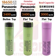 100% Original Pa 18650 3400mAh NCR18650B 3.7v Li-ion / Samsung 18650 3000mAh INR18650 30Q 20A 3.7V L