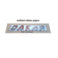 Pajero dakar emblem / pajero chrome dakar emblem