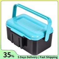 Fishing Live Bait Box Fishing Plastic Bait Box Bait Storage Box Worm Bait Holder Portable Fishing Li