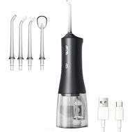 Water Floss for Cleaning Teeth, Wireless Water Floss Equipped with 4 Nozzles, IP7 Waterproof, 300ml 