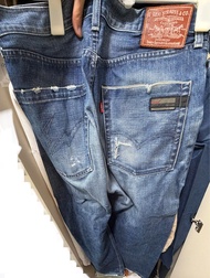 Fragment Design Levi’s Fenom 2005 washed damaged denim jeans jean 洗水 小破壞 微破壞 刺繡電 rock used Levi Levi