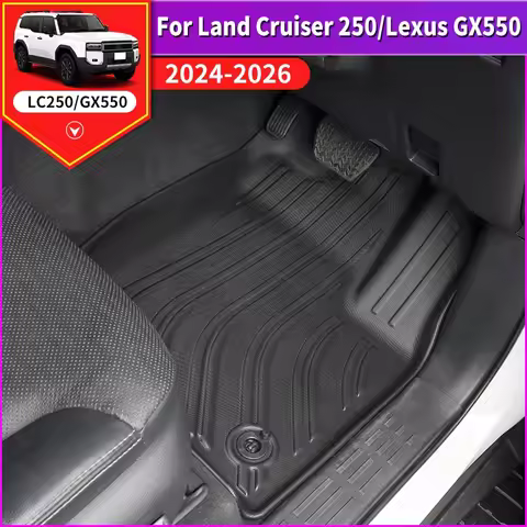 For Toyota Land Cruiser Prado LC250 250 Lexus 550 2024 2025 Floor Mat for Car Waterproof Mud-Resista