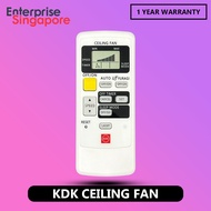 KDK Ceiling Fan Remote Control Replacement | V60WK, K15Z9, K15Y6 | 1 Year Warranty