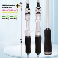 Silver lure rod, ML lure rod, medium-hard in hardness, portable travel rod (165CM/180CM)