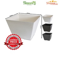 3pcs FELTON SQUARE FLOWER POT 2491 / PASU BUNGA FELTON 2491 DIAMETER 25cm FELTON