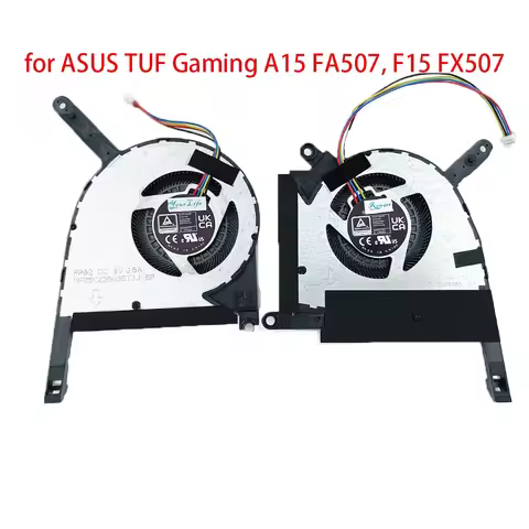 5V CPU GPU Cooling Fans for ASUS Tuf Gaming A15 FA507 FA707 FX507 FA507RC FA507RE Laptop Cooler Fans