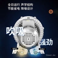 Runxi High Pressure Vortex Fan Vortex Air Pump Powerful High Power220V Industrial Dust Removal Blowe