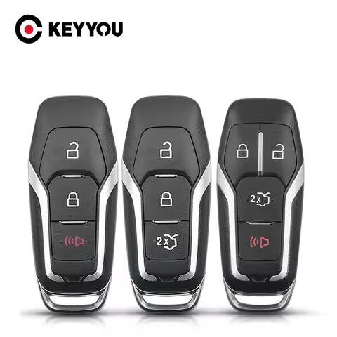 KEYYOU M3N-A2C31243800 DS7T-15K601-D Smart Remote Key Shell 3/4BNT For Ford Fusion Explorer Edge Mus